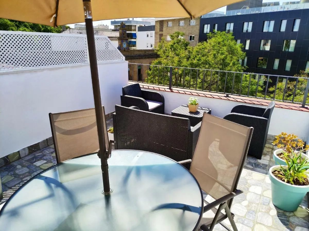 Charming Terrace - Sunny Chill Out Terrace Apartment Seville